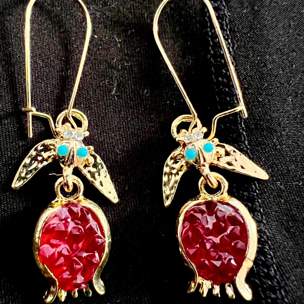 Pomegranate earring!